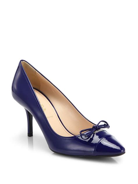 blue prada pumps|Prada blue shoes for women.